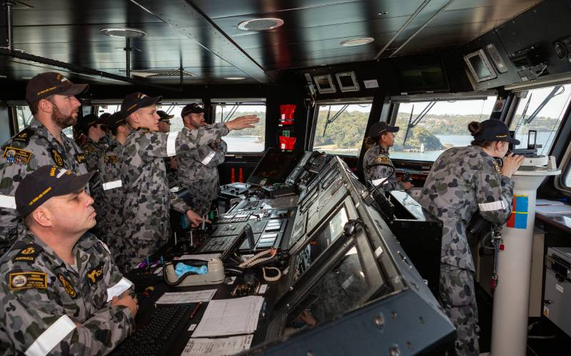 Royal Australian Navy performing under pressure